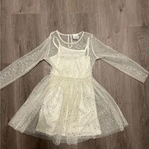 Shimmery star dress sz 6x